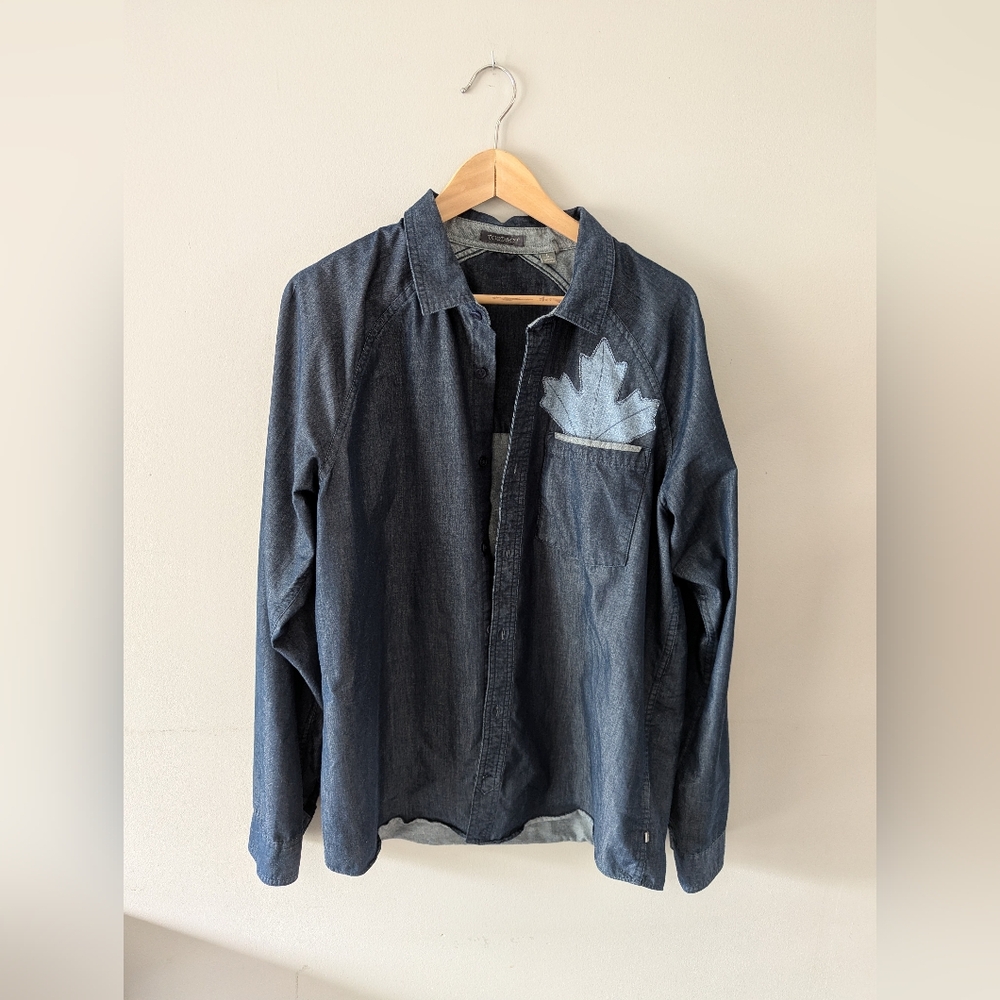 Toad&Co. Blue Denim Shirt Jacket